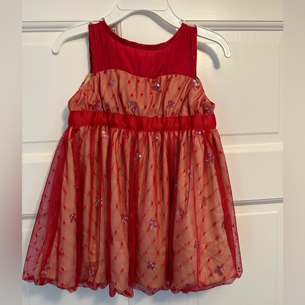 Harajuku Mini 18 month red holiday dress